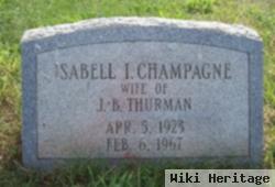 Isabell I. Champagne Thurman