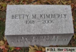 Elizabeth Mae "betty" Mummery Kimberly