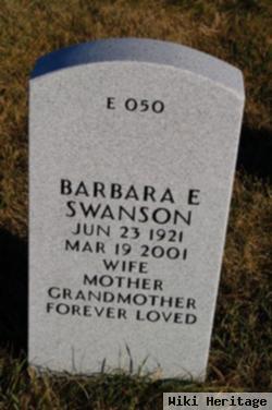 Barbara E Erstad Swanson