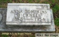 Anna Elizabeth "annie" Tompkins Bicknell