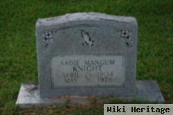 Sadie Mangum Knight