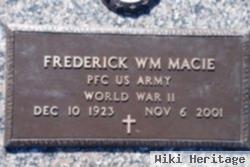 Pfc Frederick William Macie