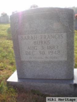 Sarah Francis Burks