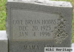 Faye Bryan Hobbs Tobin