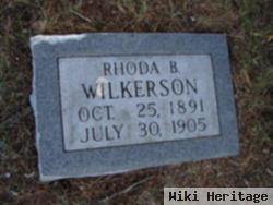 Rhoda B Wilkerson