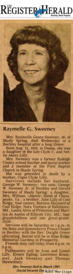 Raymelle Grace Lilly Sweeney