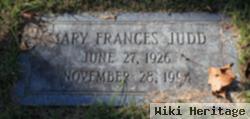 Mary Frances Judd