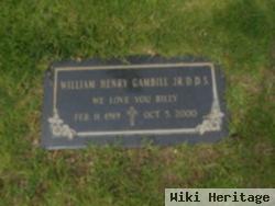 Dr William Henry "billy" Gambill, Jr