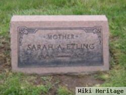 Sarah A. Dillinger Etling