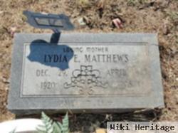 Lydia E Matthews