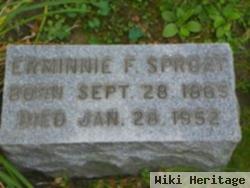 Erminnie Frances "minnie" Bishop Sproat