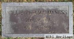 Willie Phelma Maness