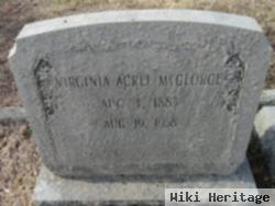 Virginia Tanner "virgie" Acree Mcgeorge