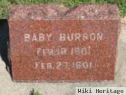 Infant Son Burson