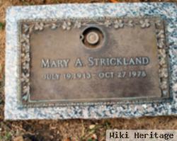 Mary A. Strickland