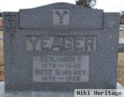 Benjamin F Yeager