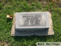 Marshall Dewey Stater