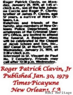 Roger Patrick Clavin, Jr