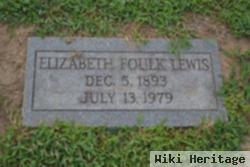 Elizabeth Clingan Foulk Lewis