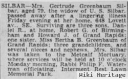 Gertrude Greenbaum Silbar