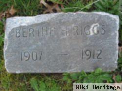 Bertha H. Riggs