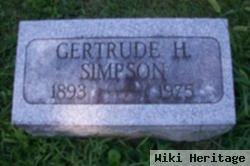 Gertrude H. Simpson