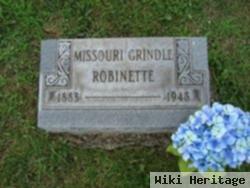 Missouri T. "dude" Grindle Robinette