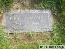 E Edith Vaughn