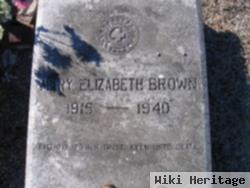 Mary Elizabeth Brown