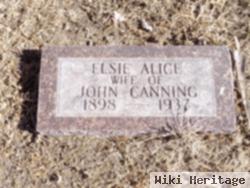 Elsie Alice Barnes Canning