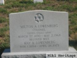 Milton A Lowenberg