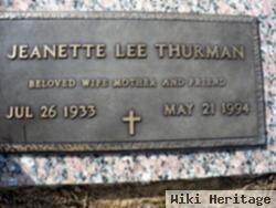 Jeanette Lee Thurman