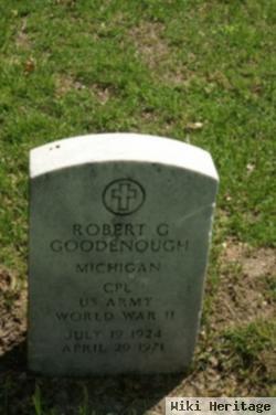 Corp Robert G. Goodenough