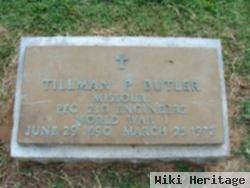 Tillman P Butler