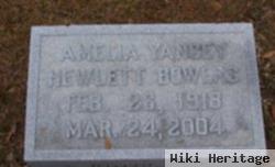 Amelia Yancey Hewlett Bowers