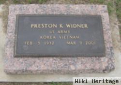 Preston K Widner