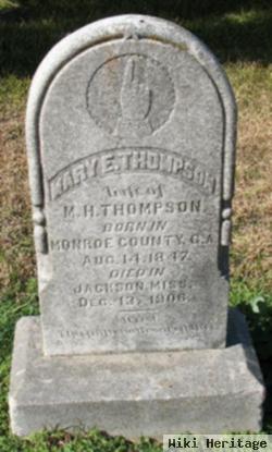 Mary E. "mittie" Simmons Thompson