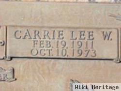 Carrie Lee W. Brown