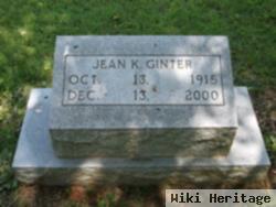 Jean K Ginter