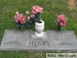 Loyd E Henry