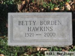 Betty Jane Borden Hawkins