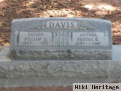 Bertha M Davis