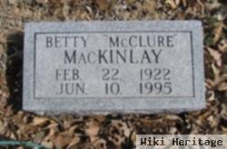 Betty J. Mcclure Mackinlay