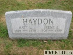 Matt L Haydon