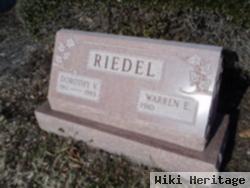 Warren Edison Riedel