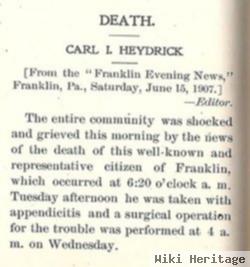 Carl Irwin Heydrick