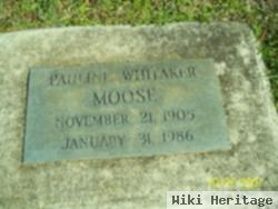 Pauline Mabel Whitaker Moose