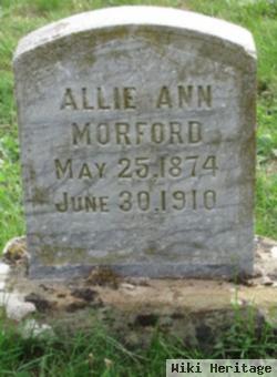 Allie Ann Bowers Morford