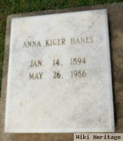 Anna Bell Kiger Hanes