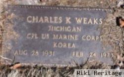 Charles K Weaks